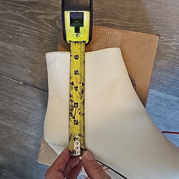 ⭐️BRAND NEW: J.CREW Kitten-Heeled Ankle Boots in Ivory Leather⭐️ - Picture 12 of 12